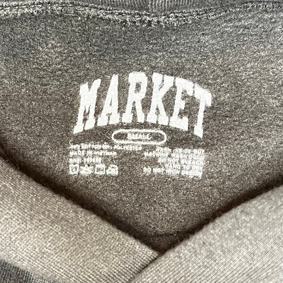 MARKET “Friends Don’t Snitch” Hoodie Black Sz Small - New Streetwear Sweatshirt - Picture 5 of 5